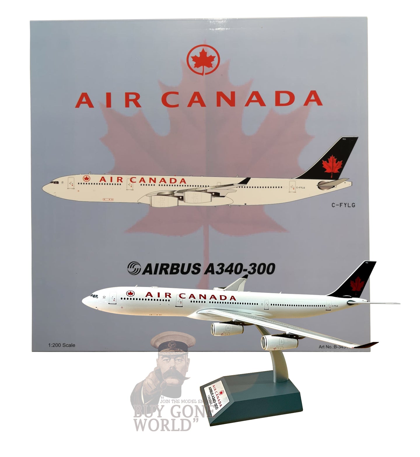 WB MODELS A340-300 AIR CANADA REG: C-FYLG