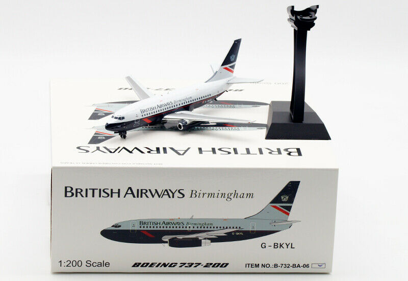 WB MODELS B737-200 BRITISH AIRWAYS "BIRMINGHAM LANDOR LIVERY" REG: G-BKYL