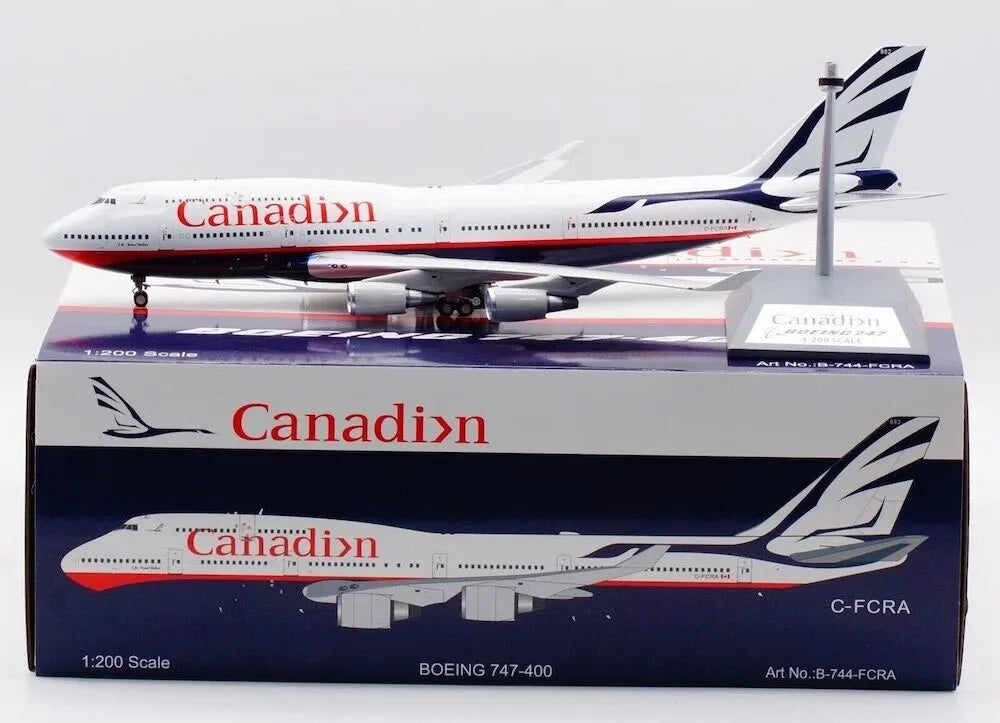 WB MODELS B747-475 CANADIAN AIRLINES "GOOSE SCHEME" REG: C-FCRA