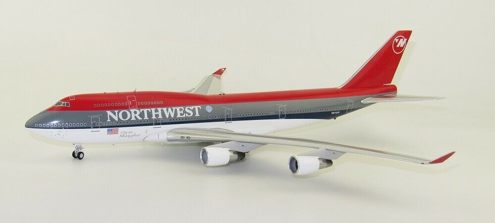 INFLIGHT B747-400 NORTHWEST AIRLINES REG: N674US CITY OF SHANGHAI