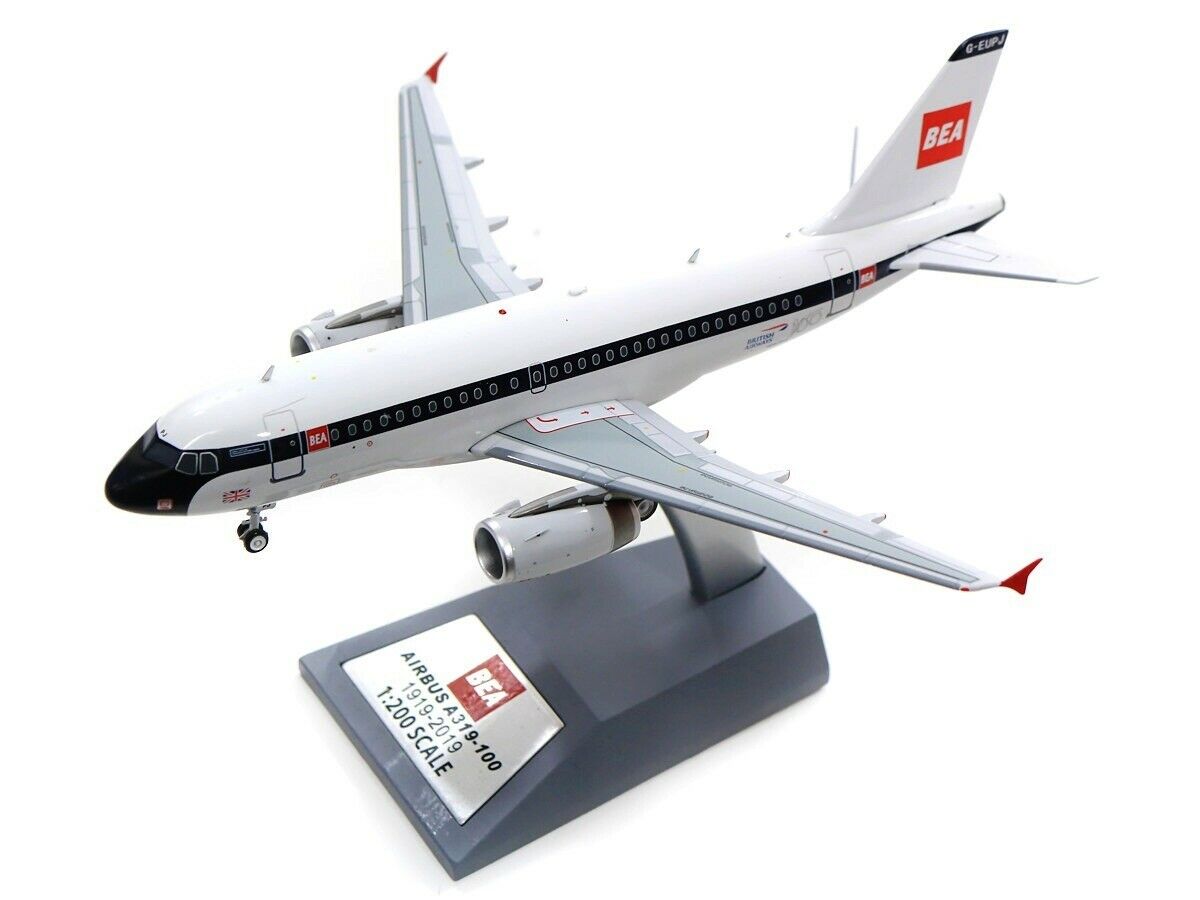 INFLIGHT 200 A319 BA/BEA "CELEBRATING 100 YEARS OF BRITISH AIRWAYS" REG: G-EUPJ (LUPA MODELS)