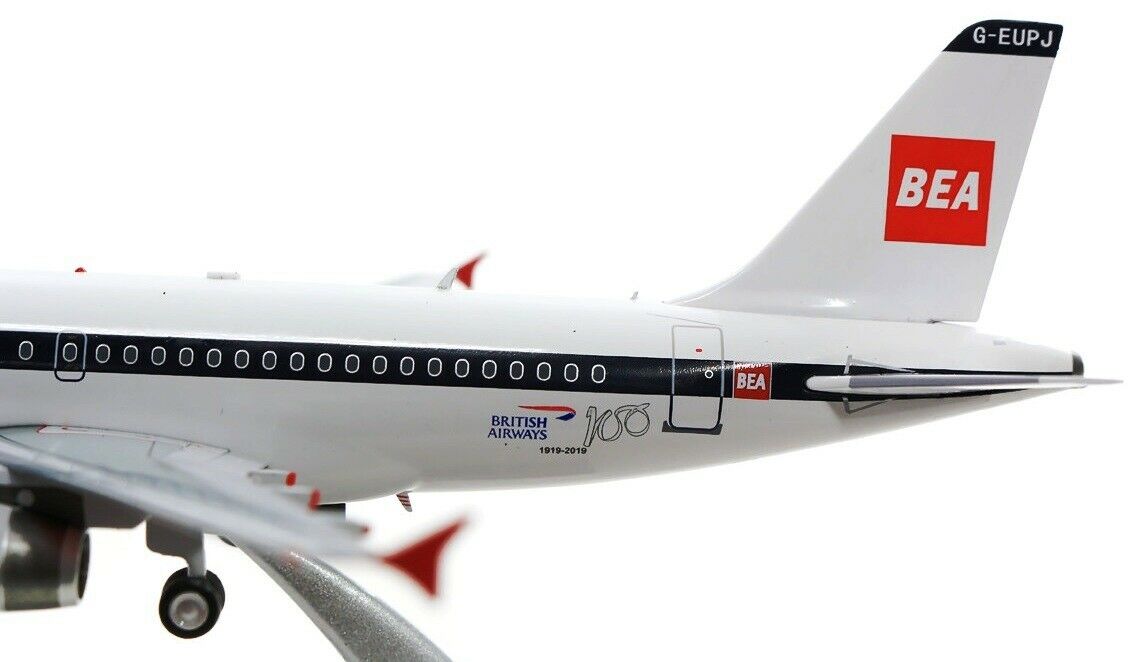 INFLIGHT 200 A319 BA/BEA "CELEBRATING 100 YEARS OF BRITISH AIRWAYS" REG: G-EUPJ (LUPA MODELS)