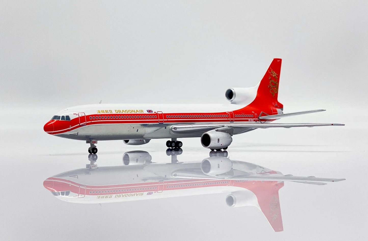 JC WINGS LOCKHEED L1011 TRISTAR DRAGONAIR 2 IN 1 BOX SET REG: VR-HOD, VR-HOK