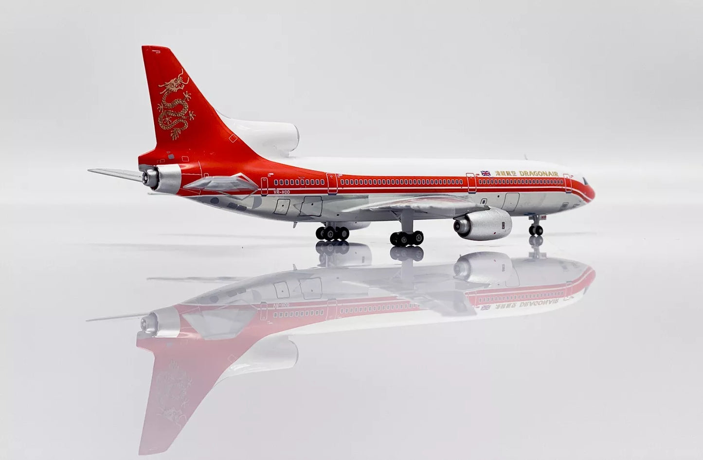 JC WINGS LOCKHEED L1011 TRISTAR DRAGONAIR 2 IN 1 BOX SET REG: VR-HOD, VR-HOK