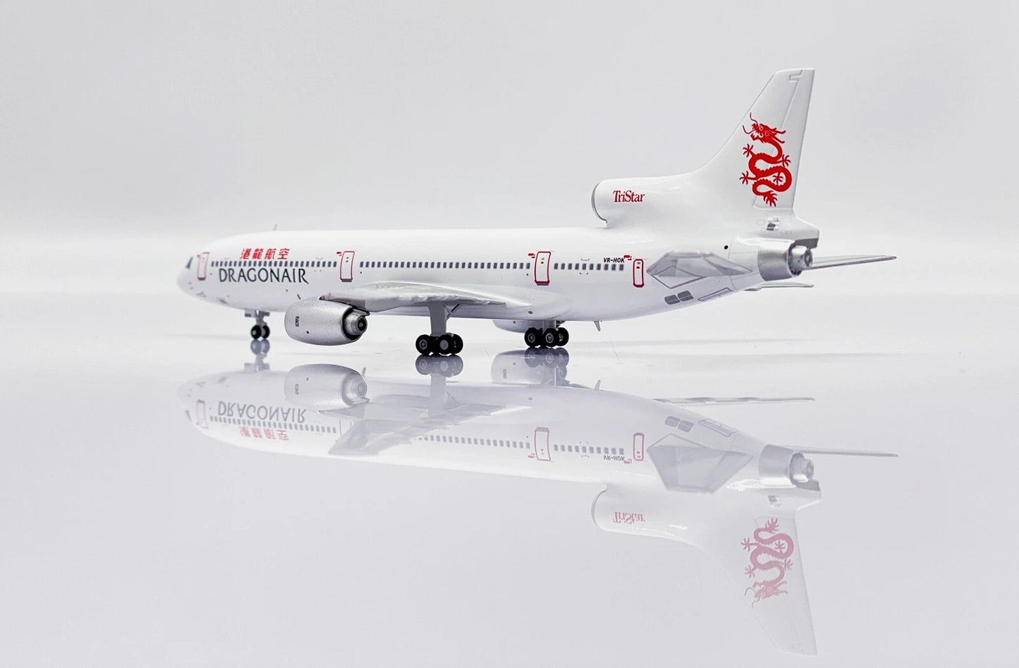 JC WINGS LOCKHEED L1011 TRISTAR DRAGONAIR 2 IN 1 BOX SET REG: VR-HOD, VR-HOK