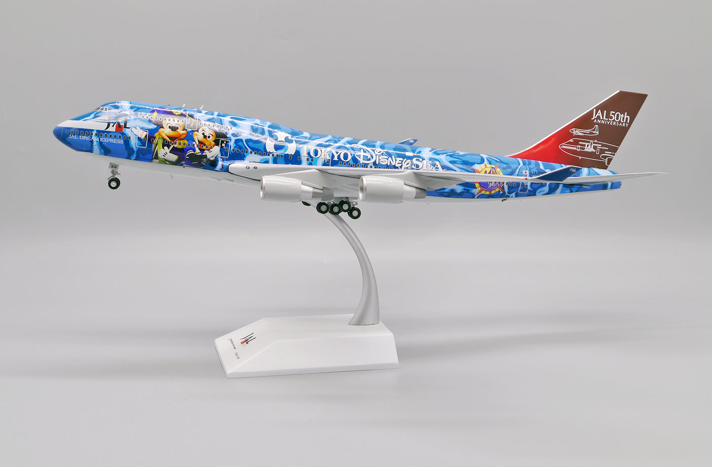 JC WINGS B747-400 JAL TOKYO DISNEY SEA LIVERY REG: JA8912