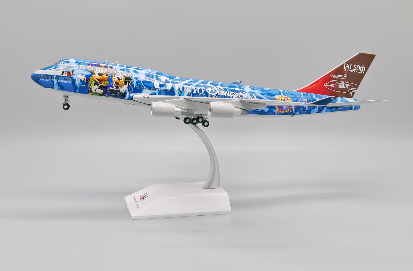 JC WINGS B747-400 JAL TOKYO DISNEY SEA LIVERY REG: JA8912