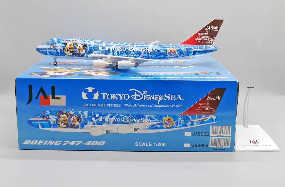 JC WINGS B747-400D JAPAN AIRLINES "TOKYO DISNEY SEA" REG: JA8905
