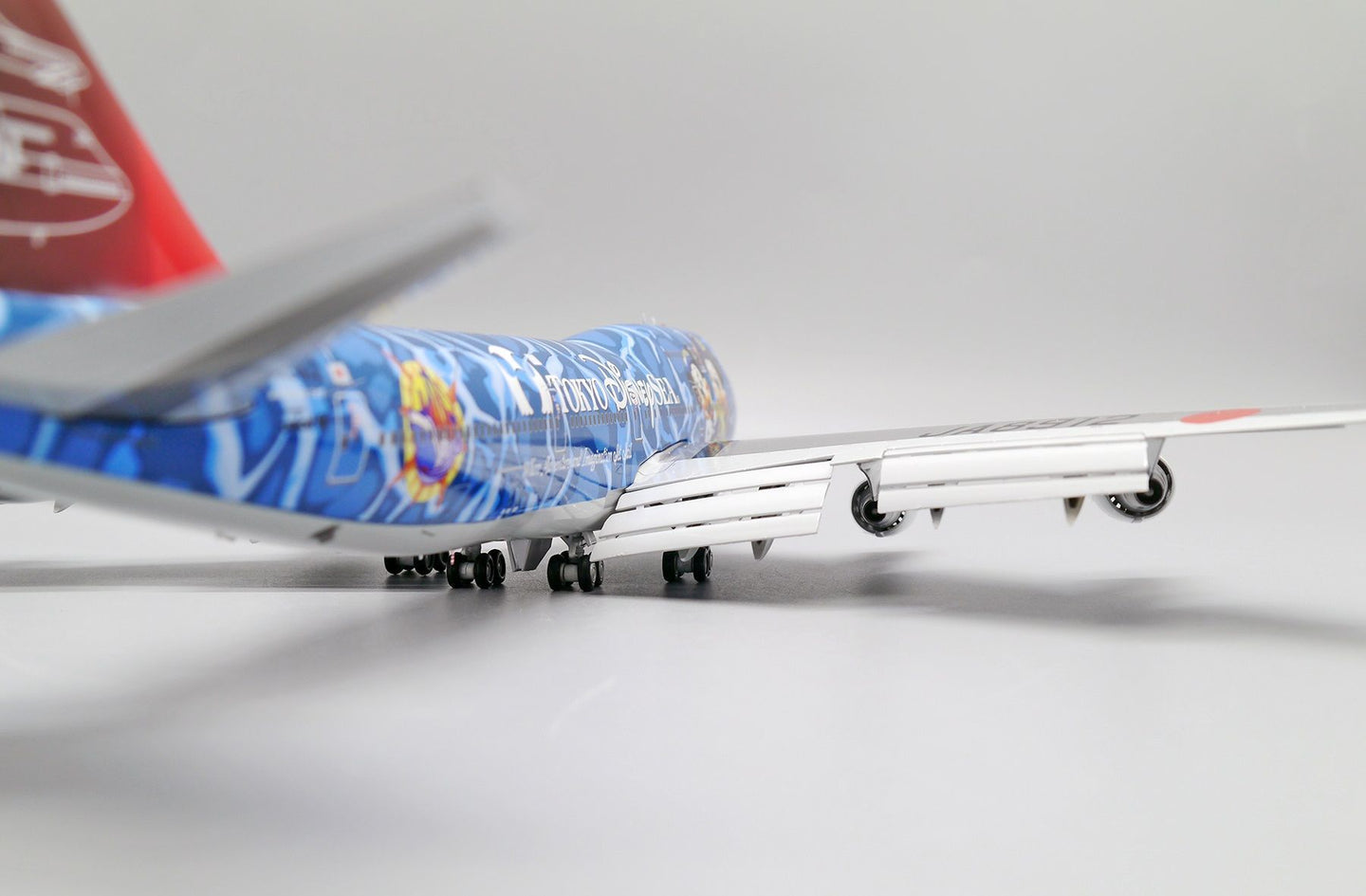 JCWINGS B747-400 JAL TOKYO DISNEY SEA LIVERY FLAP DOWN REG: JA8912