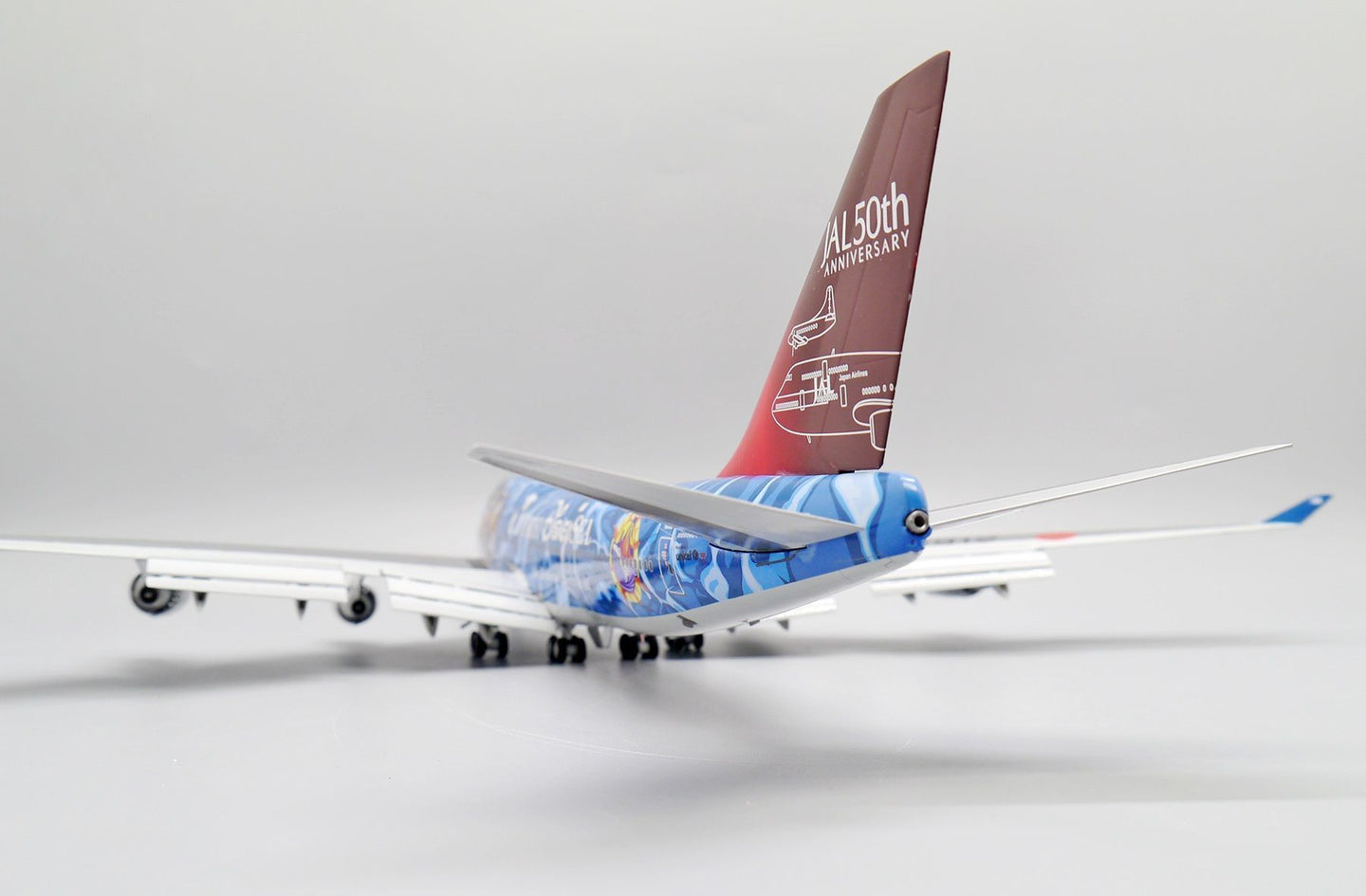 JCWINGS B747-400 JAL TOKYO DISNEY SEA LIVERY FLAP DOWN REG: JA8912