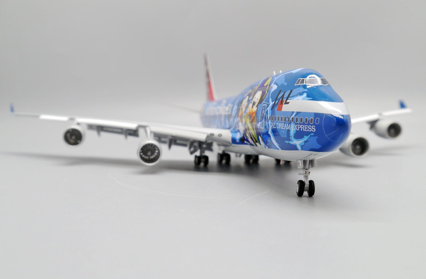 JCWINGS B747-400 JAL TOKYO DISNEY SEA LIVERY FLAP DOWN REG: JA8912