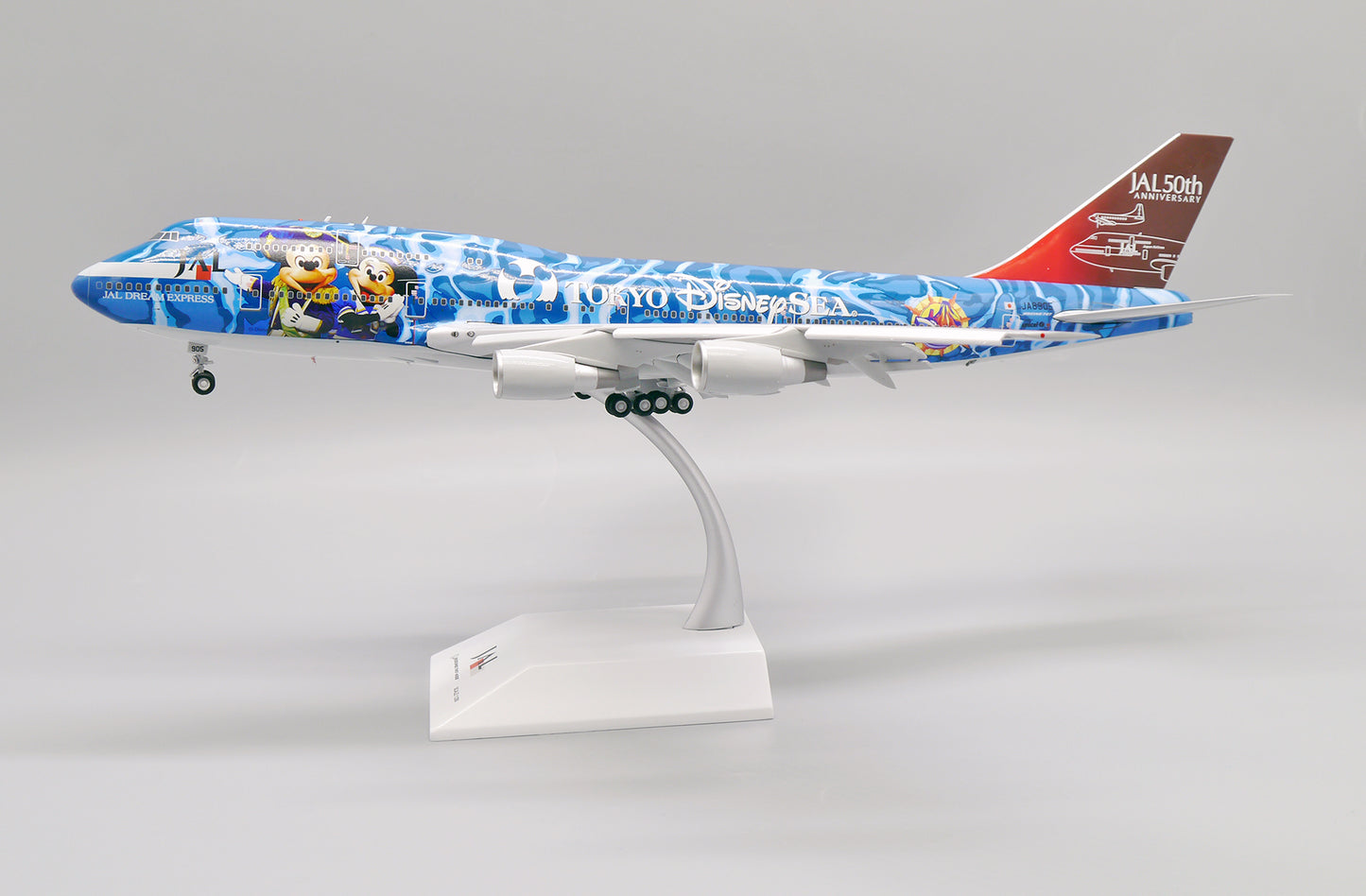 JC WINGS B747-400D JAPAN AIRLINES "TOKYO DISNEY SEA" (FLAPS DOWN) REG: JA8905