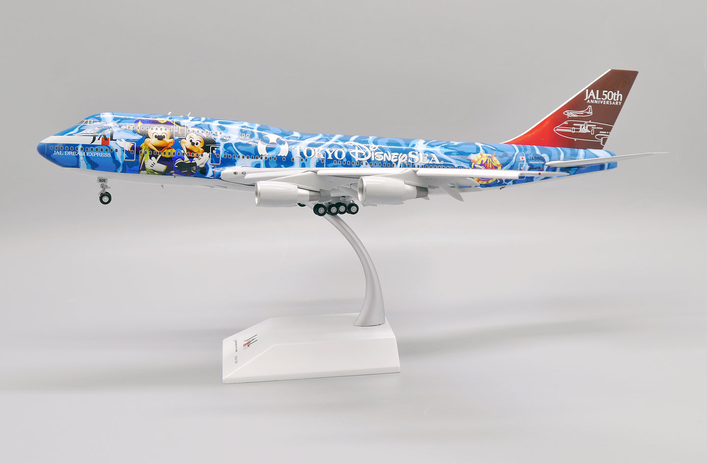 JC WINGS B747-400D JAPAN AIRLINES "TOKYO DISNEY SEA" (FLAPS DOWN) REG: JA8905