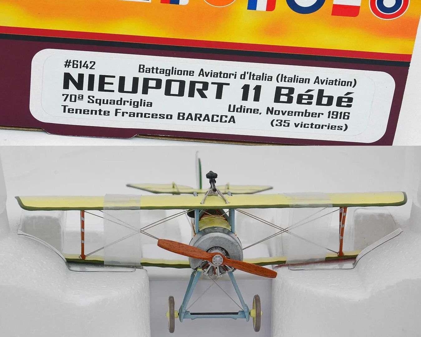 CAROUSEL 1 NIEUPORT 11 TENENTE FRANCESO BARACCA 1916