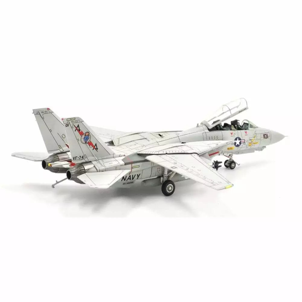 CALIBRE WINGS F-14A TOMCAT VF-74 BE-DEVILERS BUNO 162707 (PANEL WASHED VERSION)