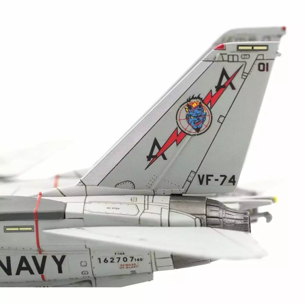 CALIBRE WINGS F-14A TOMCAT VF-74 BE-DEVILERS BUNO 162707 (PANEL WASHED VERSION)