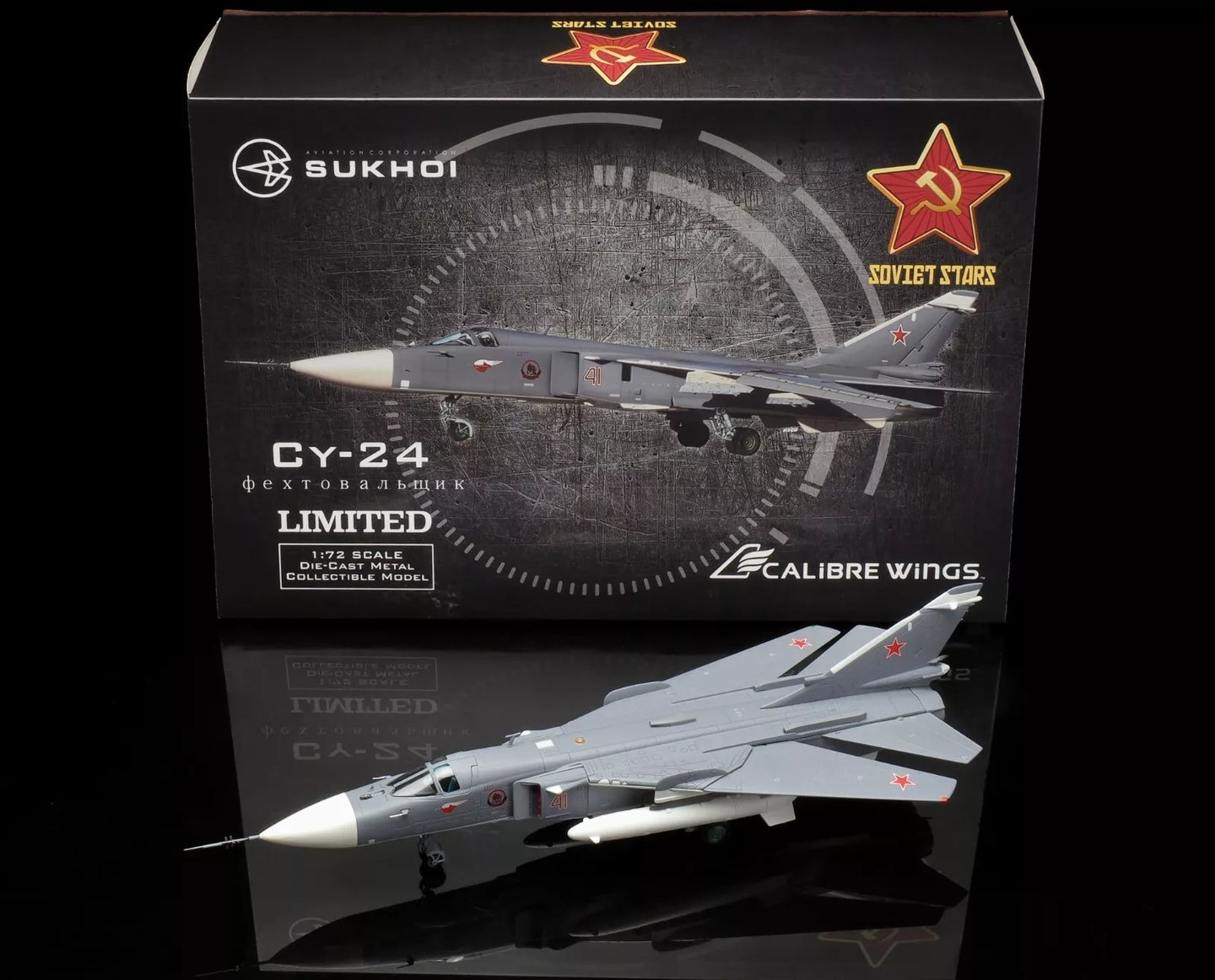CALIBRE WINGS SU-24MR RUSSIAN AIRFORCE 41 RED