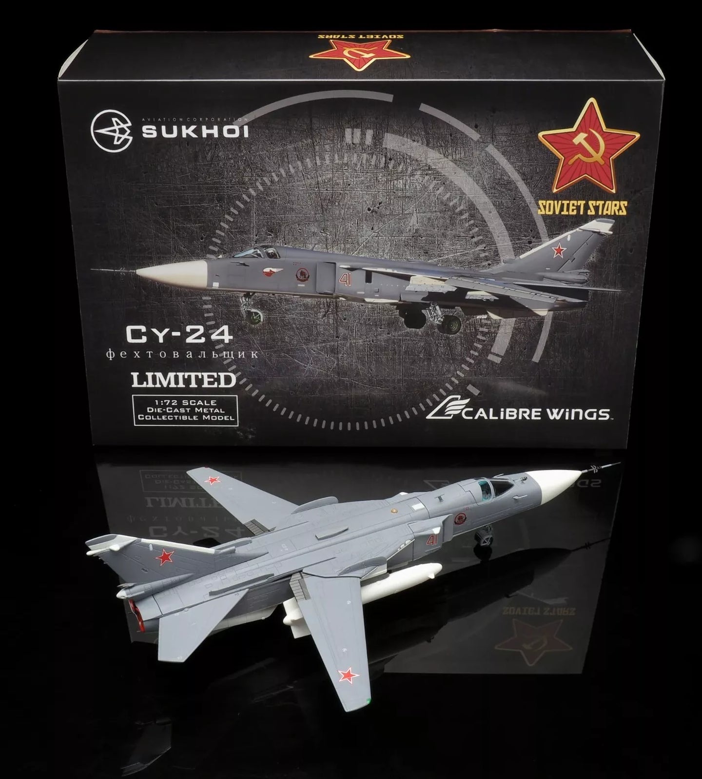 CALIBRE WINGS SU-24MR RUSSIAN AIRFORCE 41 RED