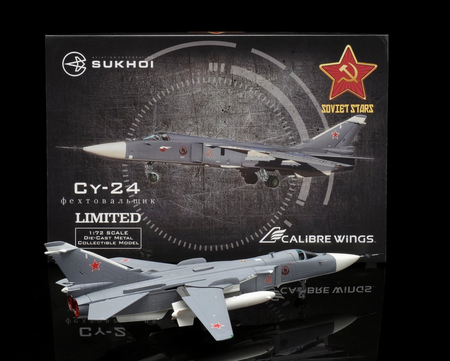 CALIBRE WINGS SU-24MR RUSSIAN AIRFORCE 41 RED