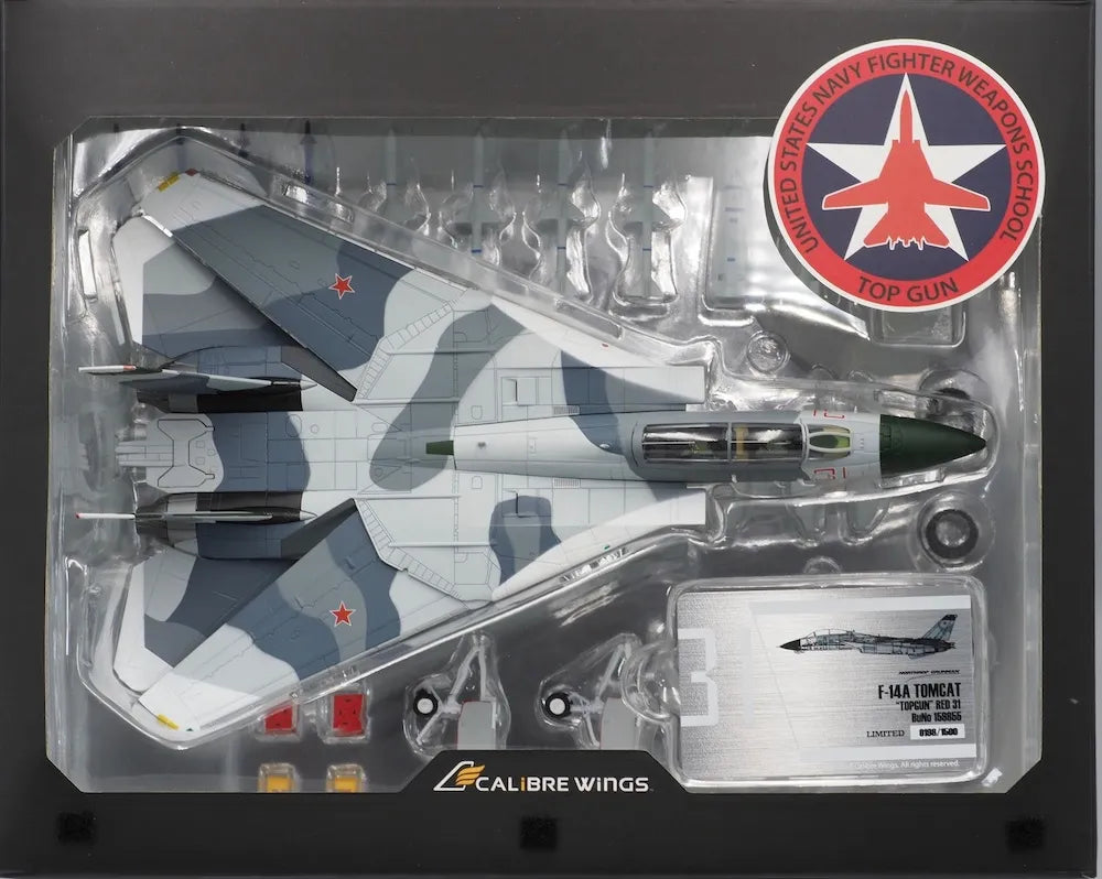 CALIBRE WINGS F-14A RED 31 TOMCATSKY DIRTY WASH VERSION