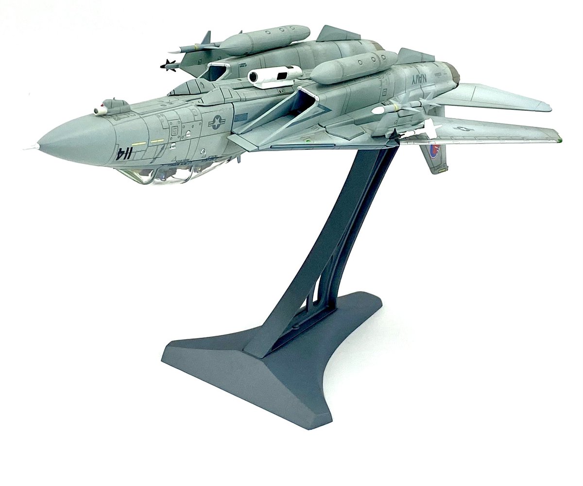 CALIBRE WINGS TOP GUN METAL DISPLAY STAND FOR GRUMMAN F-14 TOMCAT