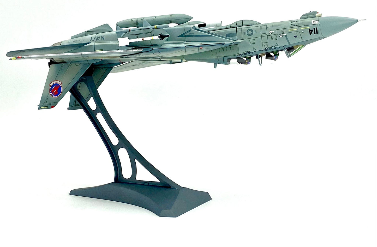 CALIBRE WINGS TOP GUN METAL DISPLAY STAND FOR GRUMMAN F-14 TOMCAT
