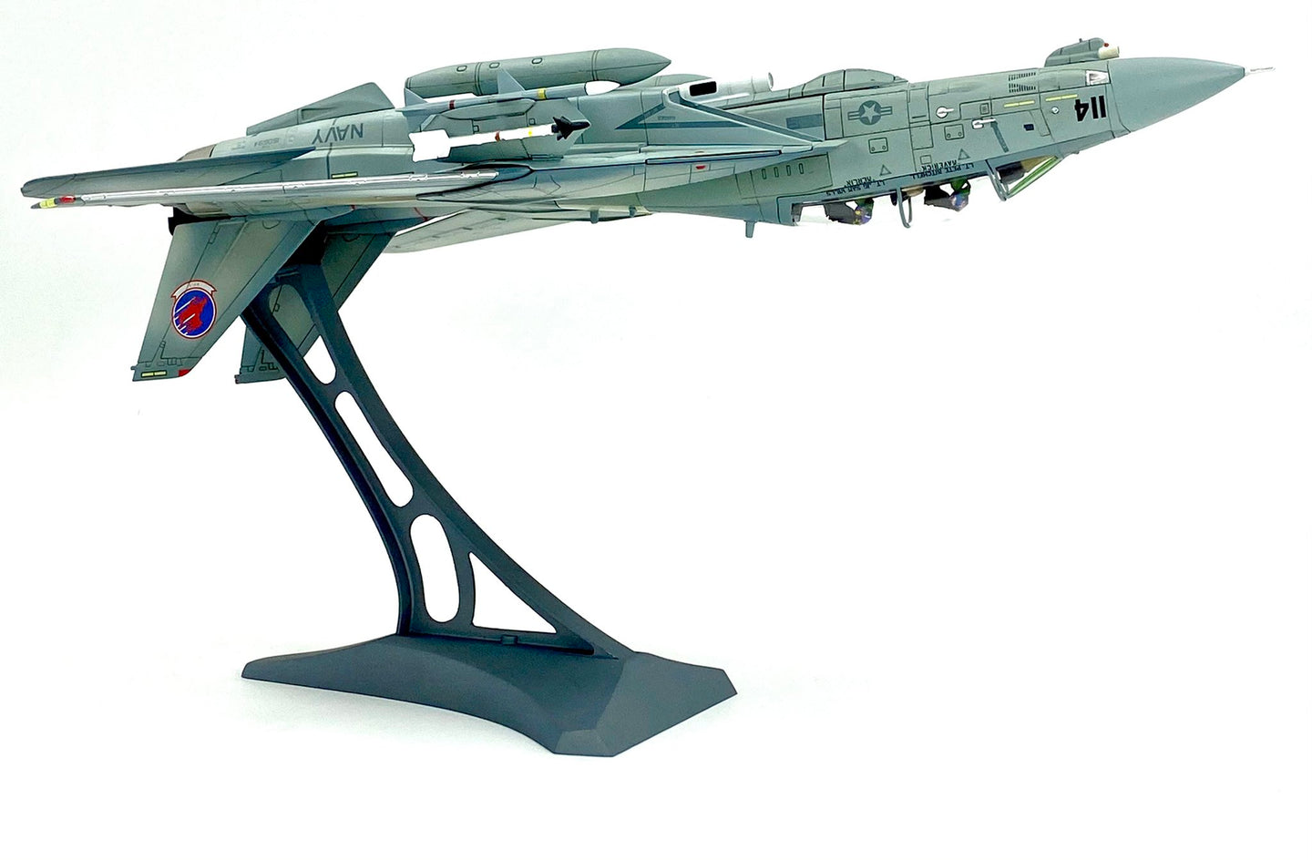CALIBRE WINGS TOP GUN METAL DISPLAY STAND FOR GRUMMAN F-14 TOMCAT