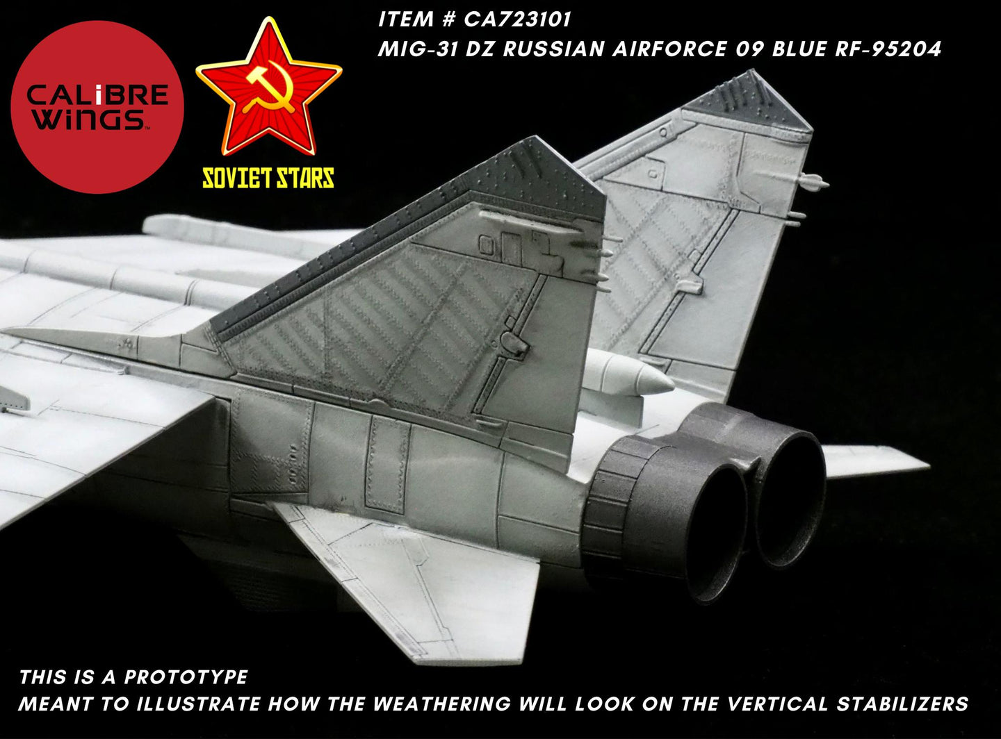 CALIBRE WINGS MIG-31 DZ RUSSIAN AIR FORCE BLUE 09