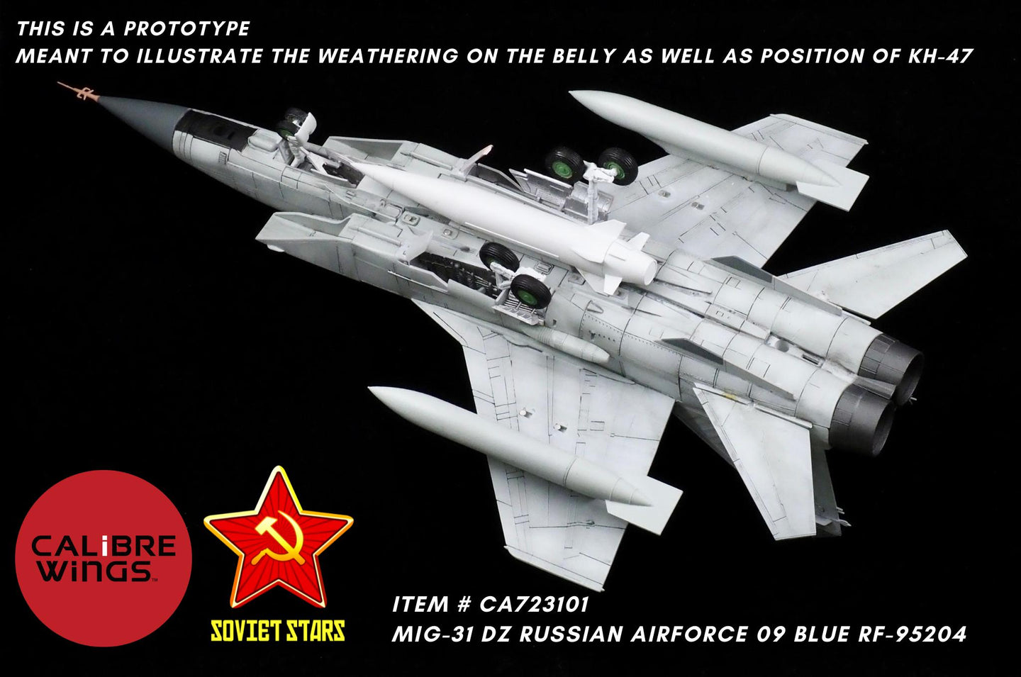 CALIBRE WINGS MIG-31 DZ RUSSIAN AIR FORCE BLUE 09