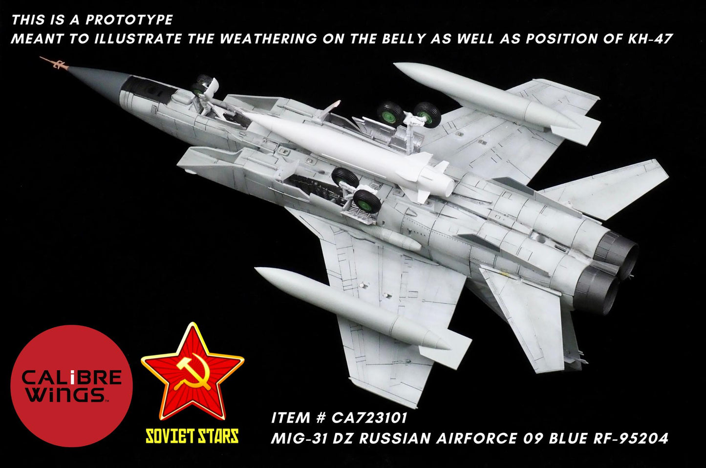 CALIBRE WINGS MIG-31 DZ RUSSIAN AIR FORCE BLUE 09