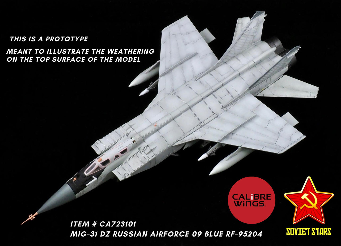 CALIBRE WINGS MIG-31 DZ RUSSIAN AIR FORCE BLUE 09