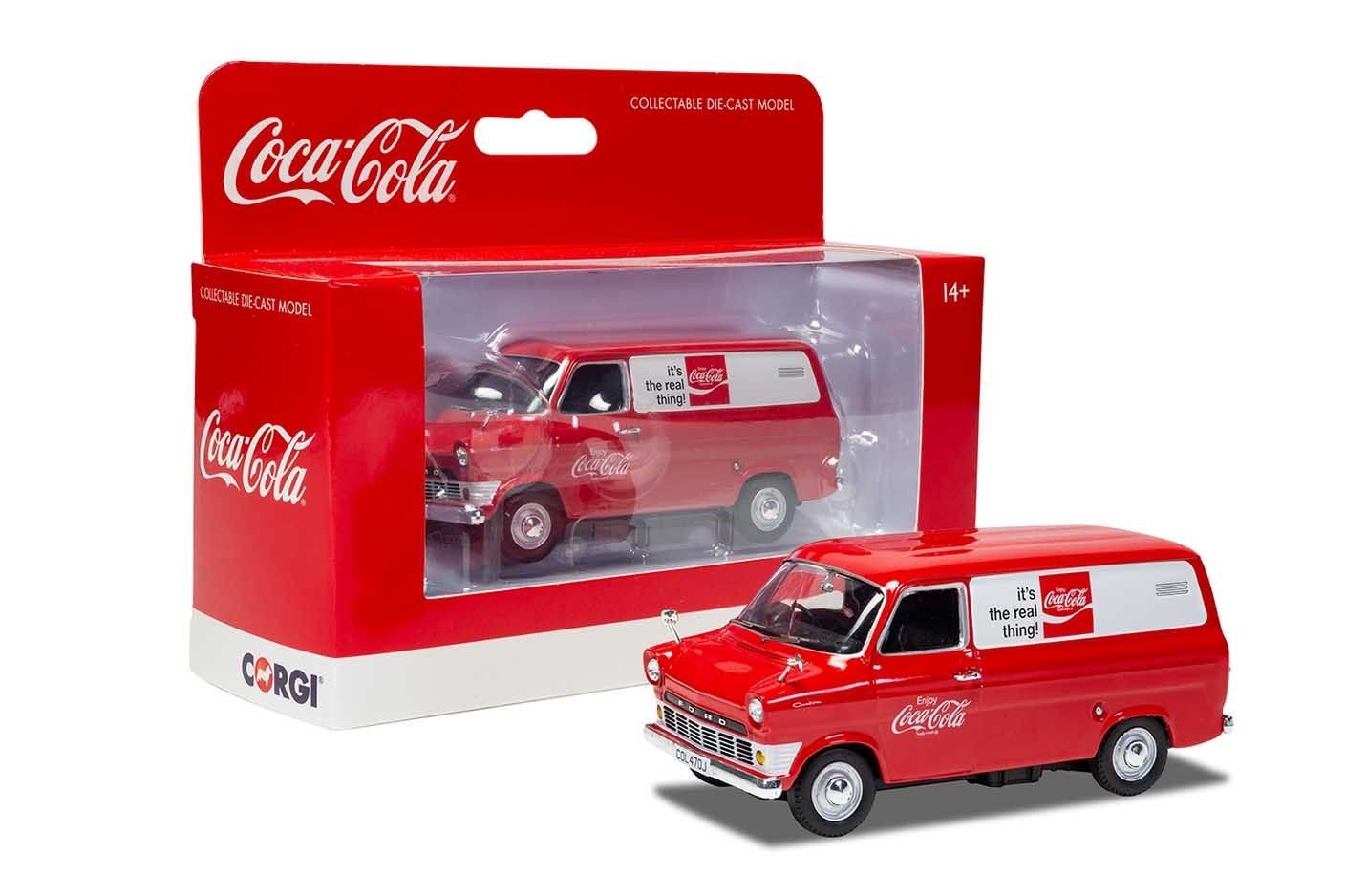 CORGI 1970'S FORD TRANSIT MK1, COCA-COLA