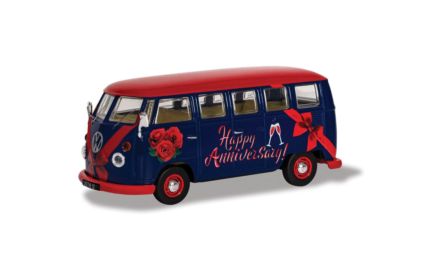 CORGI VOLKSWAGEN CAMPERVAN "HAPPY ANNIVERSARY"