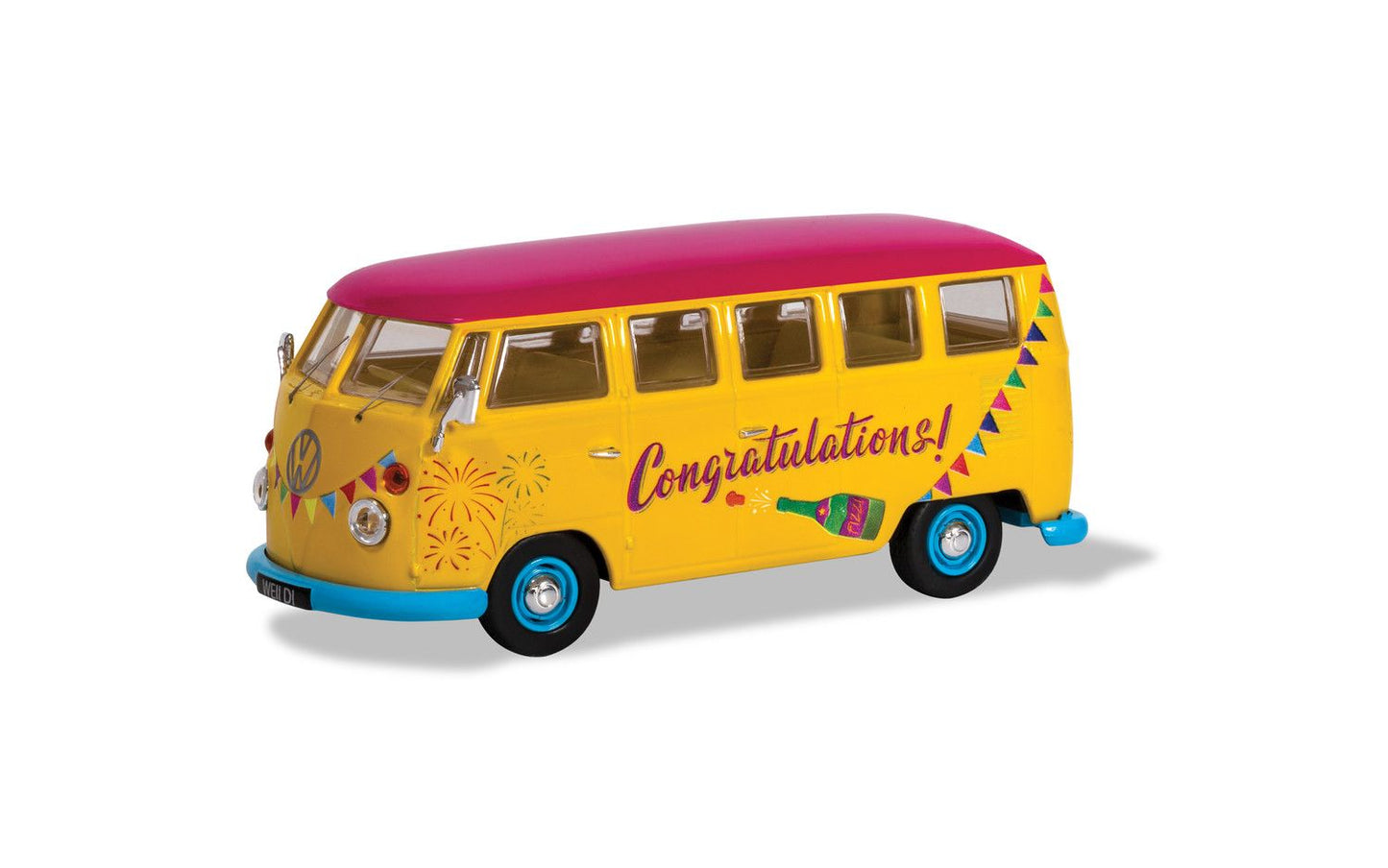CORGI CC02736 1/43 VOLKSWAGEN CAMPERVAN "CONGRATULATIONS"