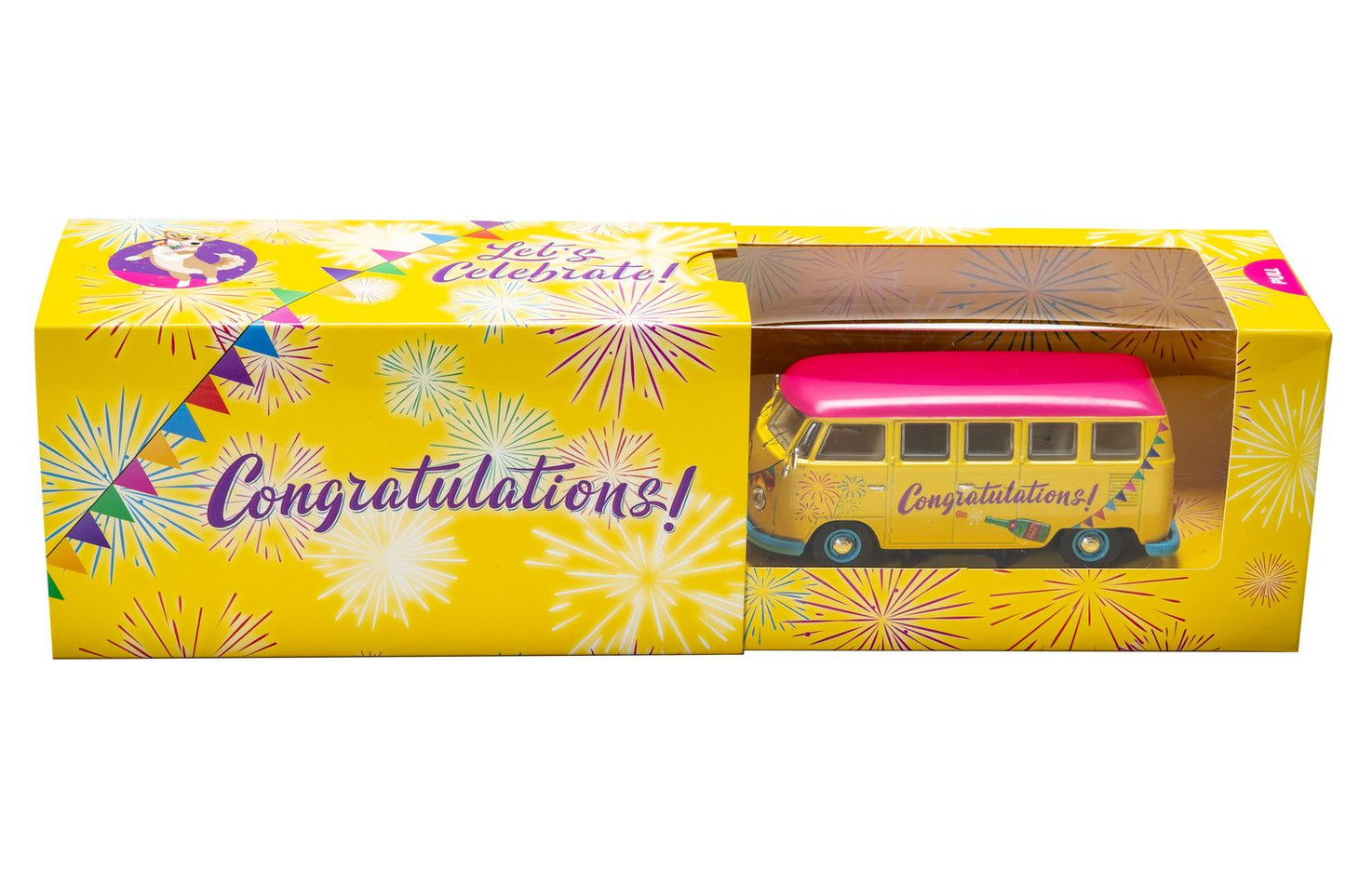 CORGI CC02736 1/43 VOLKSWAGEN CAMPERVAN "CONGRATULATIONS"