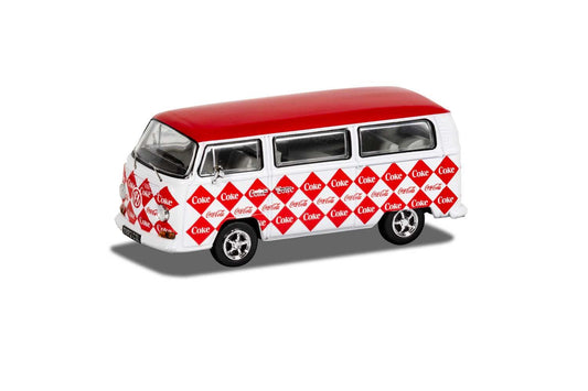 CORGI VOLKSWAGEN T1 CAMPER VAN COCA-COLA "DIAMOND"