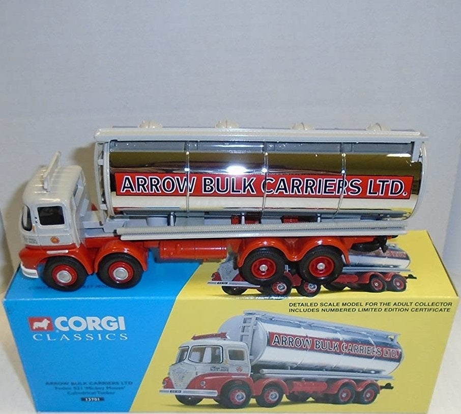 CORGI FODEN S21. "MICKEY MOUSE" ARROW BULK TANKER