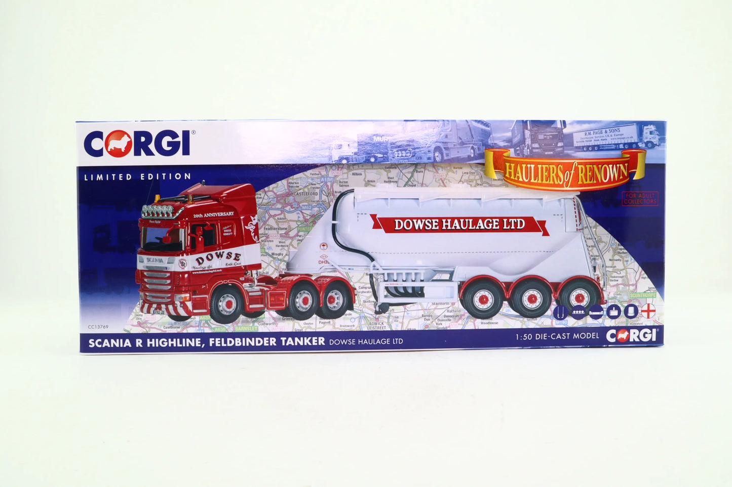 CORGI SCANIA R HIGHLINE FELDBINDER TANKER