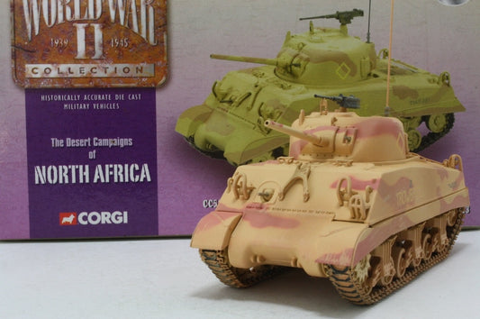 CORGI M4A2 SHERMAN TANK US ARMY SYRIA 1943
