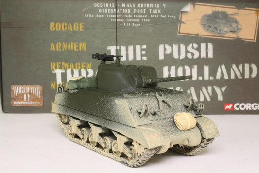 CORGI M4A3 SHERMAN TANK OBSERVATION POST TANK 1945