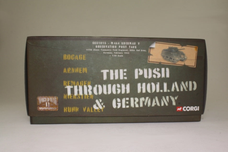 CORGI M4A3 SHERMAN TANK OBSERVATION POST TANK 1945