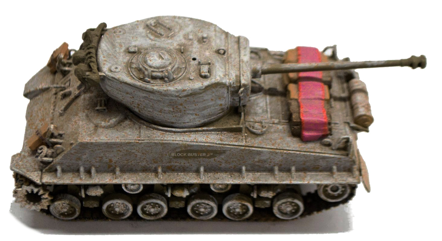 CORGI M4A3E8 SHERMAN "BLOCKBUSTER" US ARMY 3D COMPANY 1944