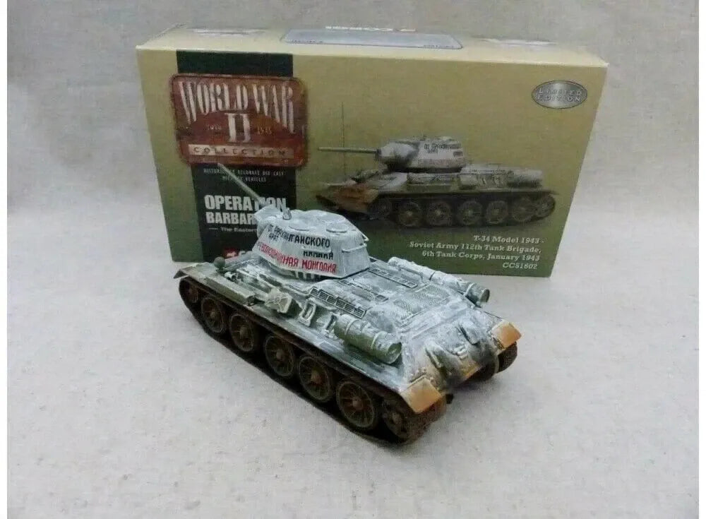 CORGI T-34 MODEL SOVIET ARMY 112TH TANK BRIGADE 1943