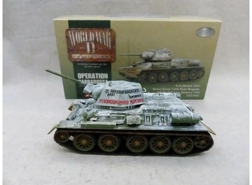 CORGI T-34 MODEL SOVIET ARMY 112TH TANK BRIGADE 1943