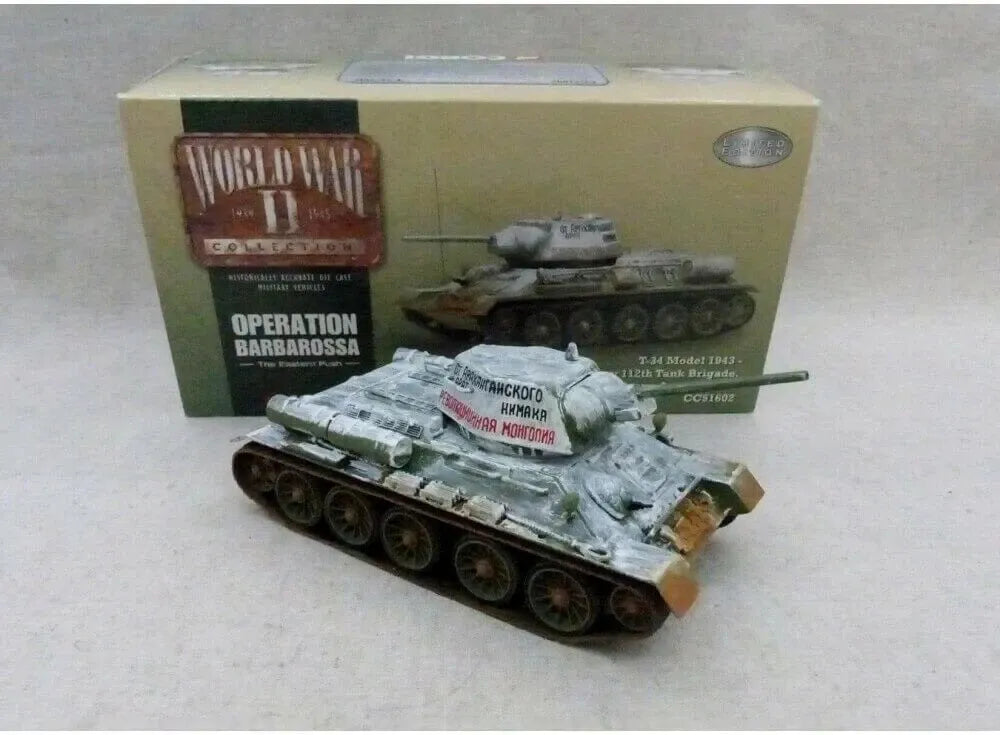 CORGI T-34 MODEL SOVIET ARMY 112TH TANK BRIGADE 1943