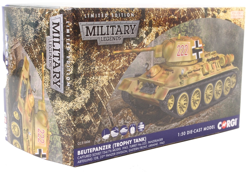 CORGI BEUTE PANZER TROPHY TANK T34-76
