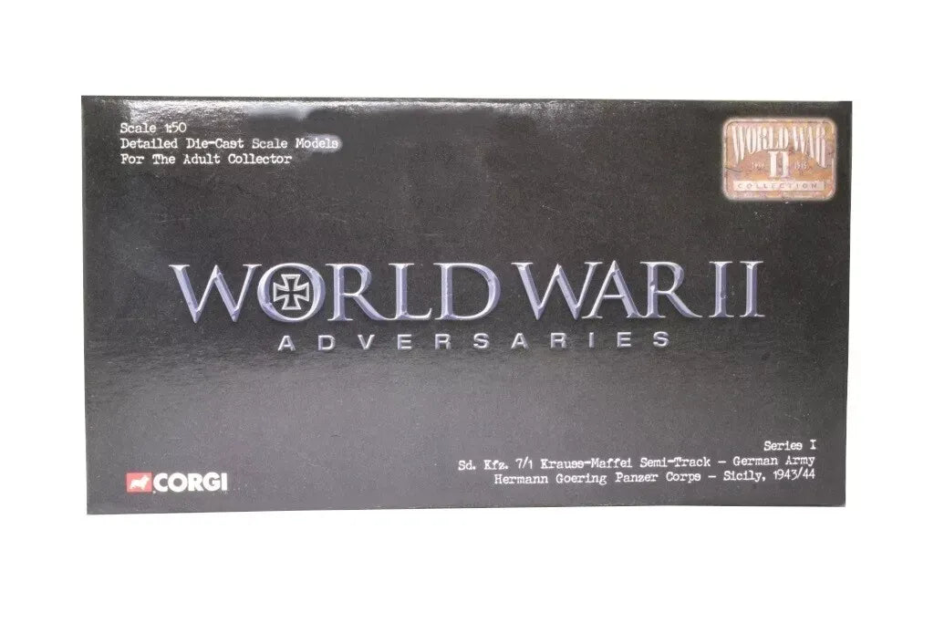 CORGI SDKFZ 7 GERMAN HALF TRACK PANZER CORPS 1943/44