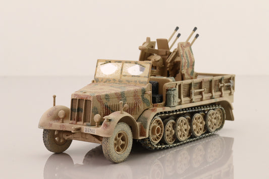 CORGI SD.KFZ.7/1 HALF TRACK WITH 2CM FLAKVIERLING 38 QUAD ANTI-AIRCRAFT GUN NORTH AFRICA 1942