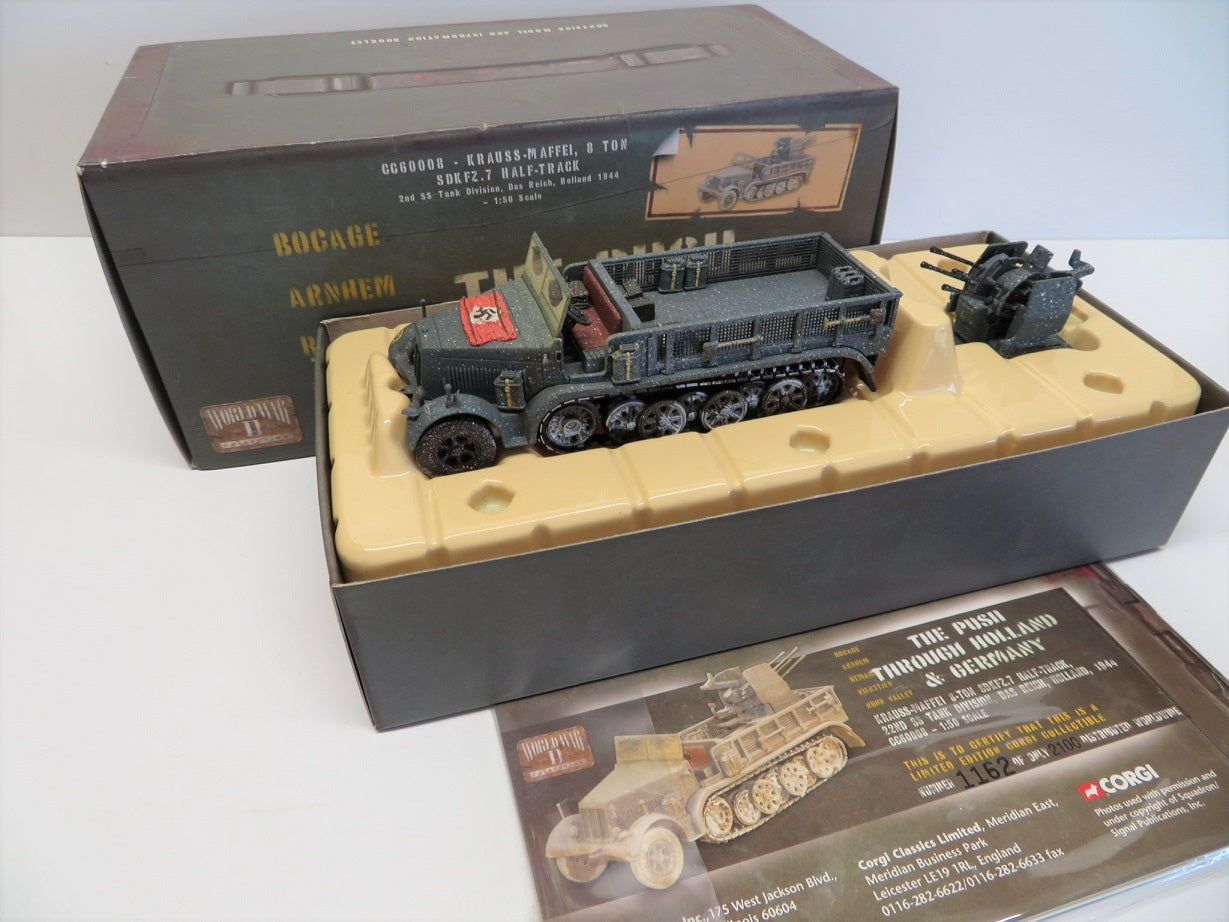 CORGI SDKFZ.7 HALF-TRACK 2ND SS TANK DIVISION, 1944