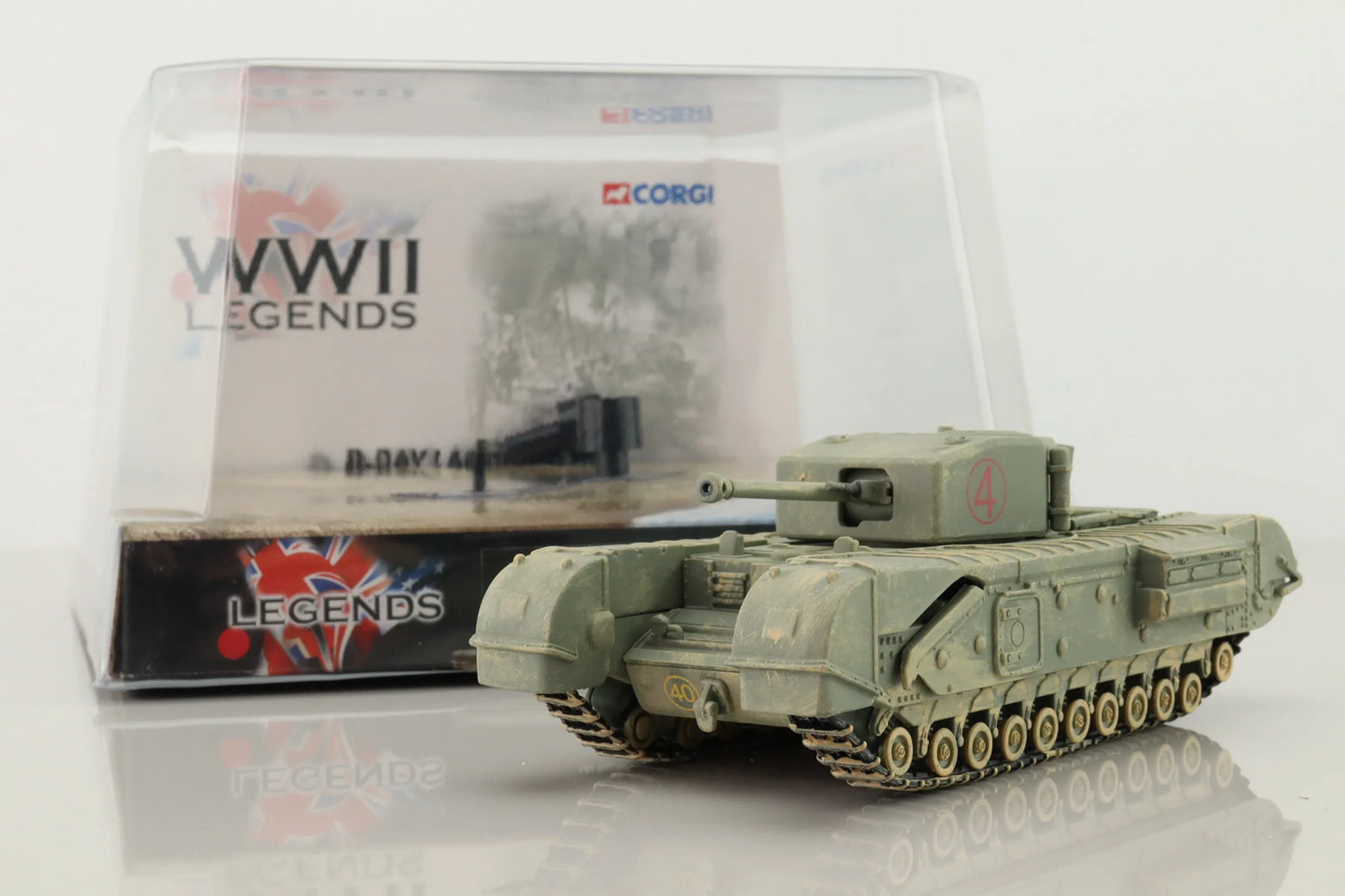 CORGI CHURCHILL MK3 SWORD BEACH